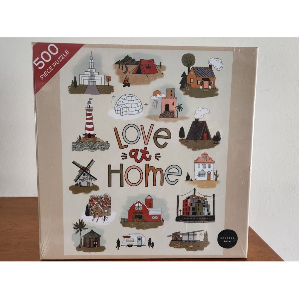 Love at Home Puzzle by Deseret Book 500 pieces 16"x20" Colorly Love - New
